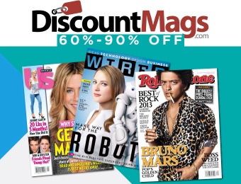 DiscountMags Magazine Sale - 100+ Titles 60-90% Off