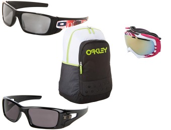 Up to 70% off Oakley Glasses, Bags and Accessories