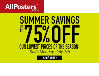 Allposters.com Summer Sale - Up to 75% off