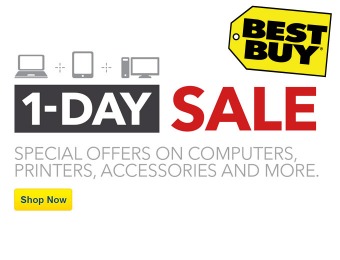 Best Buy 1-Day Sale - Tons of Great Deals on PCs, Laptops & More