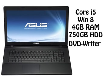 $129 Off Asus R704A 17.3" Notebook, (Core i5,4GB,750GB HDD)