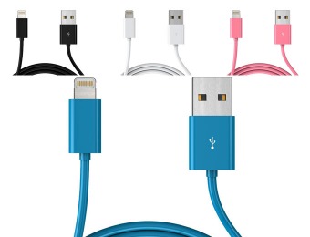 50% off Mota Apple-Certified 6' iPhone 5 Lightning Cables