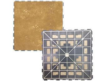 36% off SnapStone Latte 12" x 12" Porcelain Floor Tile (5 sq.ft./case)