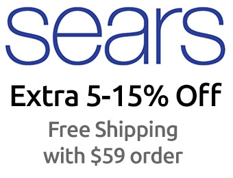 Extra 5-15% off select items with Sears Promo Code: SAVENOW