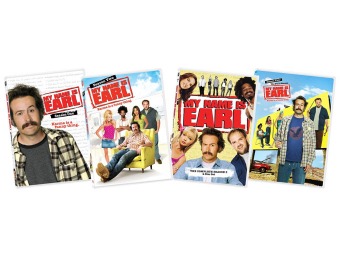 50% off My Name is Earl Seasons 1-4 DVD Bundle
