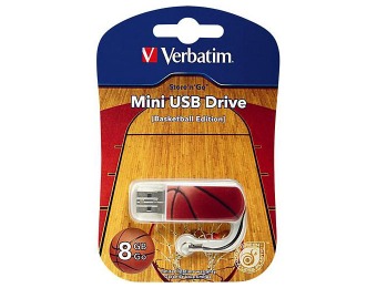 54% off Verbatim Store 'n' Go 8GB Flash Drive - Basketball Edition