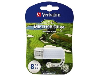 54% off Verbatim Store 'n' Go 8GB USB 2.0 Flash Drive - Golf Edition