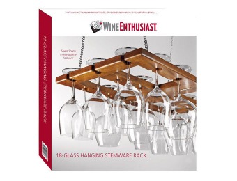 50% off Wine Enthusiast Foldable Hanging Stemware Rack