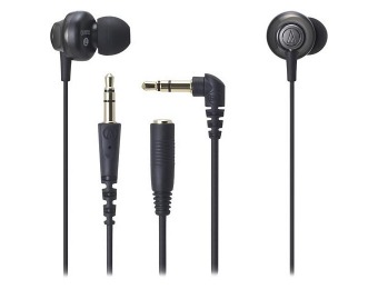 50% off Audio Technica ATH-CKM55 Earbuds - Black