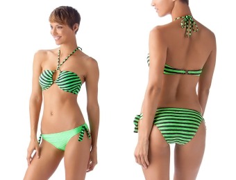 77% off Oakley 3D Stripe Bandeau Bikini Top, 5 Styles