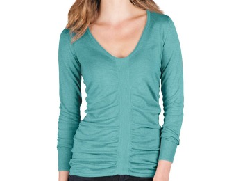 77% off Lilla P Ruched V-Neck Sweater, 3 Styles