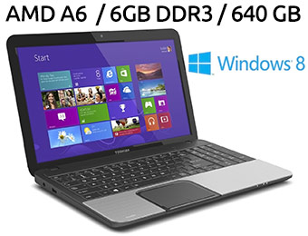 Extra $65 off Toshiba Satellite C855DS-5135NR 15.6" Notebook