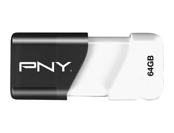 80% off PNY Compact Attache 64GB USB 2.0 Flash Drive