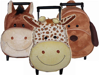 50% off Sassafras Horse Plush Pull-a-Long Trolley/Backpack