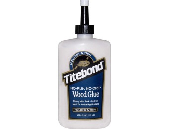 50% off 12-Pack Titebond 8-oz. No-Run No-Drip Wood Glue
