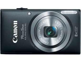 $50 off Canon PowerShot ELPH 115 IS 16.0-Mp Digital Camera - Black