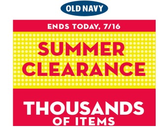 Old Navy Summer Savings Sale