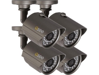 40% off 4-Pack Q-See 700 TVL Weatherproof Security Camera