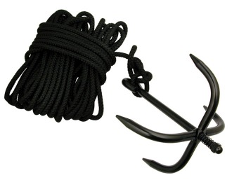 43% off Heavy Duty Grappling Hook with 30' Black Nylon Rope