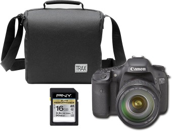 32% off Canon EOS 7D 18MP DSLR w/ 28-135mm Lens & Accessories