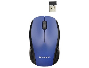 50% off Dynex Wireless Optical Mouse - Blue
