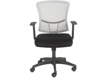 66% off Euro Style Finley Fabric Office Chair, Gray/Black