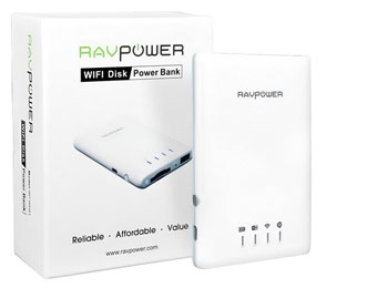 60% Off RAVPower RP-WD01 Wireless WiFi Disk & Power Bank