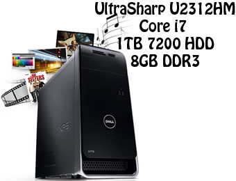 $334 Off Dell XPS 8500 w/ UltraSharp, Code: 8439DPW?FG2PF1