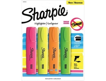 60% off Sharpie Colored Blade Highlighter - Set of 4