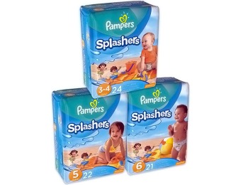 Extra 10% off Pampers Splashers Swim Diapers (Choose Your Size)