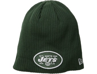 83% off NFL New York Jets Beanie Ribbed Knit Hat