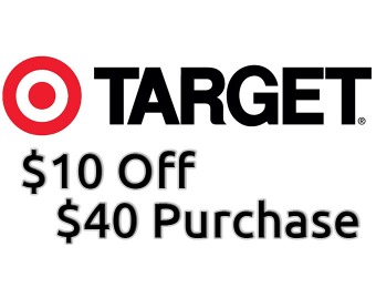 $10 off $40 order at Target with Store Pickup