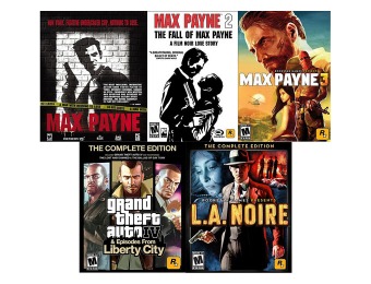 84% off Rockstar Essentials Bundle (Max Payne Triple Pack, GTA IV Complete, LA Noire Complete)