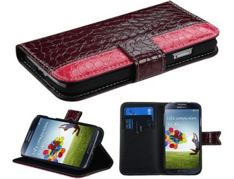82% off MyBat MyJacket Book Style Samsung Galaxy S4 Wallet Case