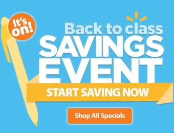 Walmart Back to Class Saving Event