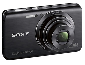 50% off Sony Cyber-shot DSCW650/B 16.1MP Digital Camera