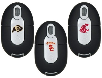 84% off NCAA Mini Wireless Optical Mouse, 6 Team Choices