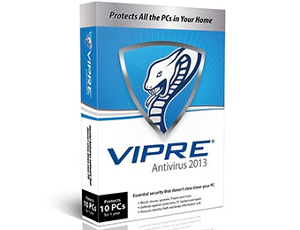 VIPRE Antivirus 2013 Key (10 PCs) - Free after $45 rebate