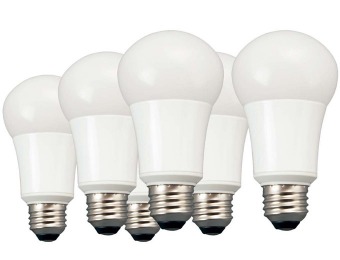 40% off 6-Pk TCP LA1027KND6 LED A19 Soft White (2700K) Light Bulbs