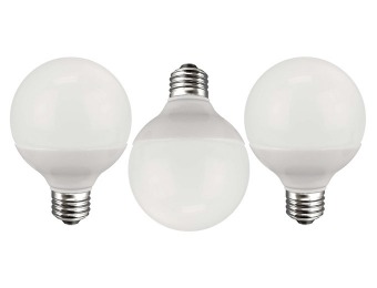 $40 off 3-Pk TCP RLG255W27KND3 LED G25 Soft White Light Bulb