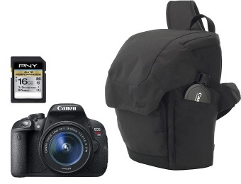 18% off Canon EOS Rebel T5i DSLR Camera & 18-55mm STM Lens Kit