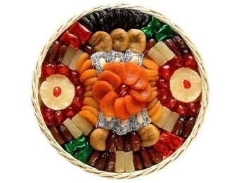 69% off Broadway Basketeers Dried Fruit Large Round Gift Basket