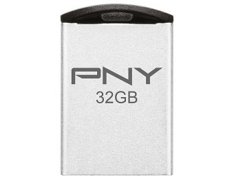 56% off PNY Micro Metal Attache 32GB USB 2.0 Flash Drive