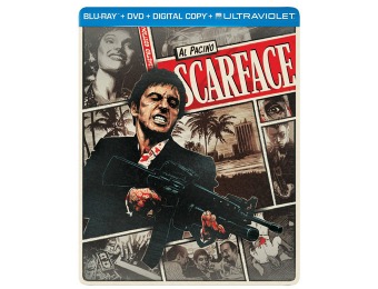 55% off Scarface Steelbook (Blu-ray + DVD Combo)