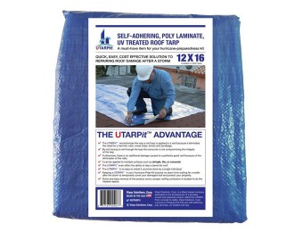 30% off UTARPit BT1216 12ft. x 16ft. Blue Roofing Tarp