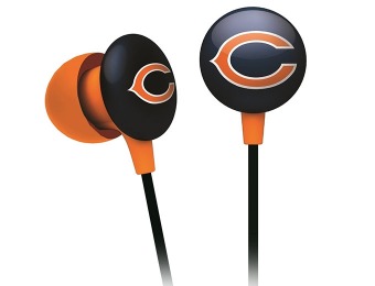 72% off NFL Chicago Bears Noise Isolating Headphones