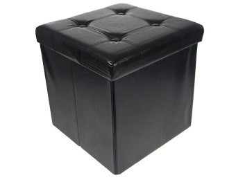 50% off Storage Ottoman Collapsible Foot Rest/ Coffee Table