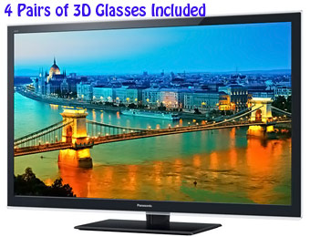 Panasonic TC-L55ET5 55" Smart Viera 3D LED HDTV w/ 4 3D Glasses