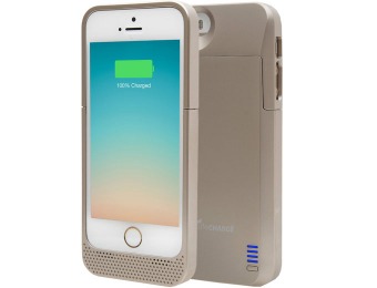 56% off LifeCHARGE Apple iPhone 5/5S Battery Case - Gold