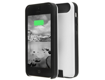 61% off LifeCHARGE ZEAL Apple iPhone 5c Battery Case - White